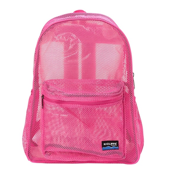 🎀 LAST ONE Mesh Backpack PINK 🎀 - Picture 1 of 5